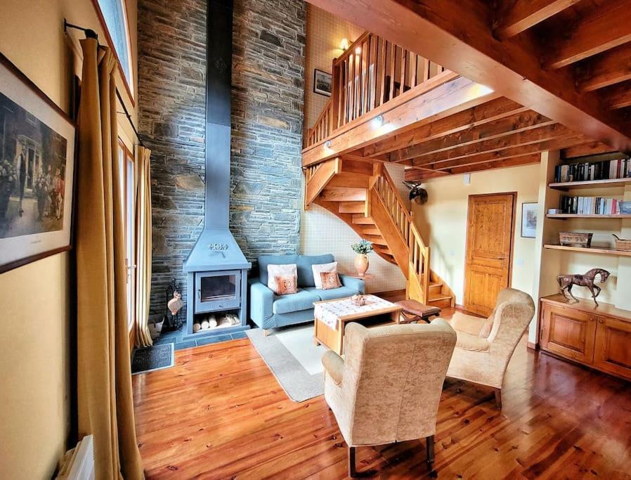 Le Nid Du Bouvreuil Apartment Angoustrine Екстериор снимка